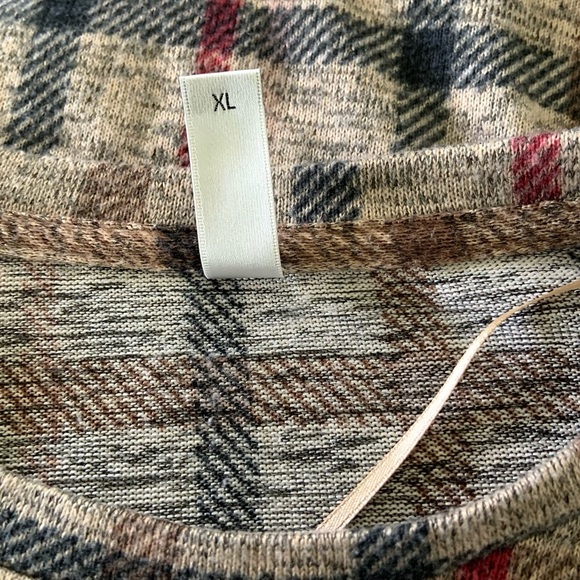 Soyaconcept soft plaid sweater - Picture 3 of 10